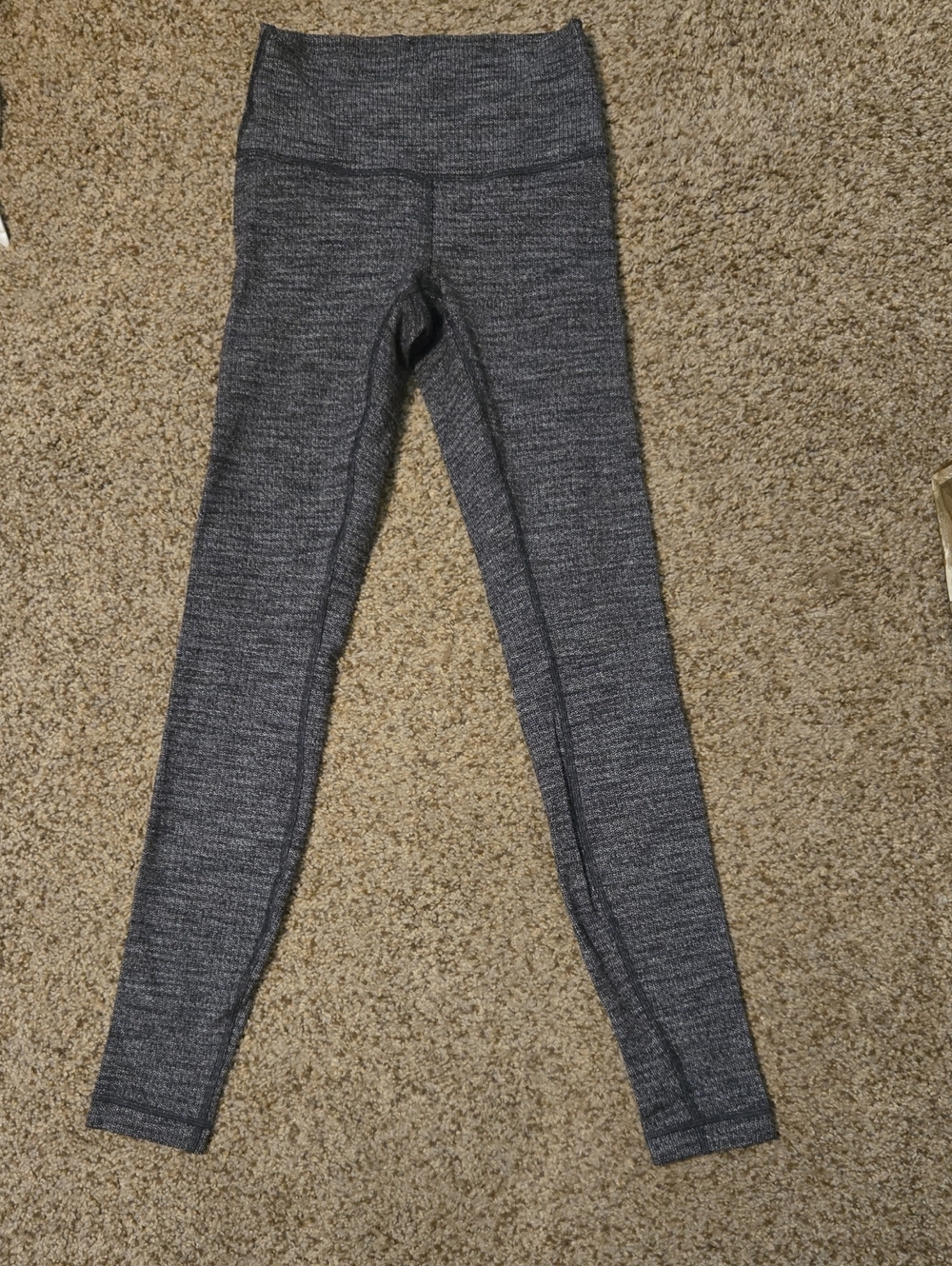 lululemon athletica- Gray- Heather- High-Rise Leggings- Small/XS